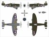 Dora Wings 48054 Republic P-47C Thunderbolt with Ferry Tank 1/48